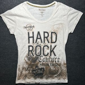 Women's Hard Rock Cafe Couture Embellished T-shirt Pigeon Forge V-Neck EUC XXL